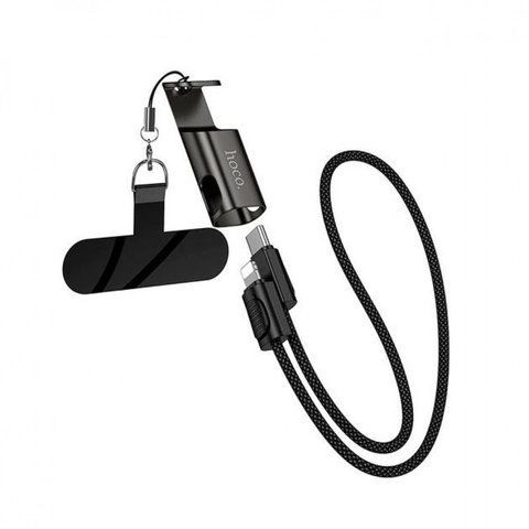 Cable USB C to Lightning 30W PD (0.35m) &mdash; Hoco X126 &mdash; Black Ц-000082797 фото