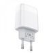 Home Charger 2.4A 2U Lightning Cable (1m) Hoco C73A &mdash; White Ц-000068627 фото 5