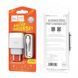 Home Charger 2.4A 2U USB C Cable (1m) Hoco C73A &mdash; White Ц-000068642 фото 2