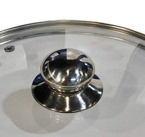 Скляна кришка з ручкою Benson BN-1001 (16см) 5281 фото