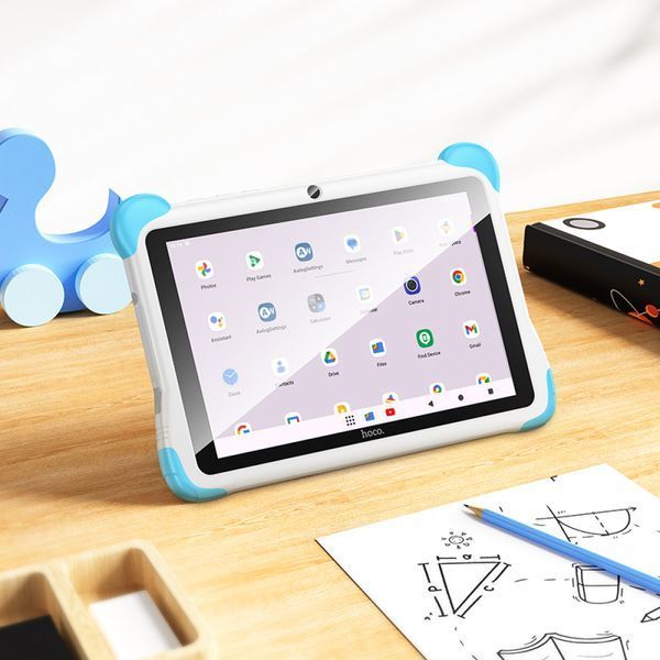 Планшет 8" HD, 3/32 ГБ, Android 14, Wi-Fi, Dual Camera 2.0/5.0MP, детский Hoco HI10 идеальный для обучения и развлечений &mdash; Pink Ц-000080553 фото