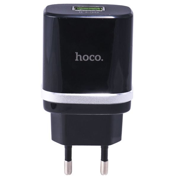 Home Charger | 18W | QC3.0 | Micro Cable (1m) &mdash; Hoco C12Q &mdash; White Ц-000068613 фото