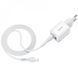 Home Charger 2.4A 2U Lightning Cable (1m) Hoco N8 &mdash; White Ц-000071405 фото 3
