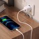 Home Charger 2.4A 2U Lightning Cable (1m) Hoco N8 &mdash; White Ц-000071405 фото 7
