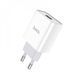 Home Charger 2.1A 1U Micro Cable (1m) Hoco C81A &mdash; White Ц-000069754 фото 3