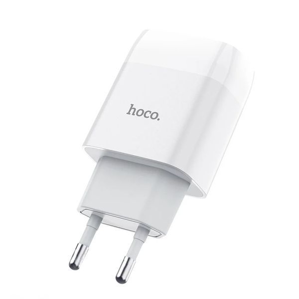 Home Charger 2.1A 1U Hoco C72A &mdash; White Ц-000068644 фото